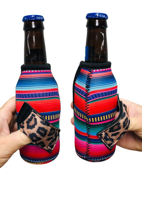 Serape w/ Leopard 8oz Mini Bottleneck Handler™ - Limited Edition* - Drink Handlers