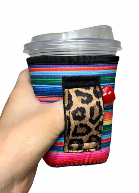 Serape w/ Leopard Small & Medium Coffee Handler™ - Drink Handlers