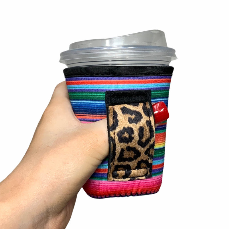 Serape w/ Leopard Small & Medium Coffee Handler™ - Drink Handlers