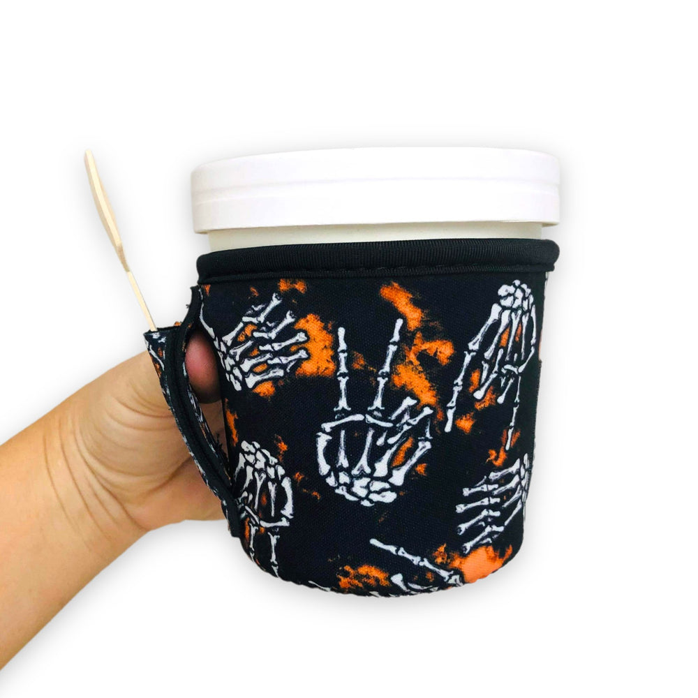 Skeleton Hands Pint Size Ice Cream Handler™ - Drink Handlers