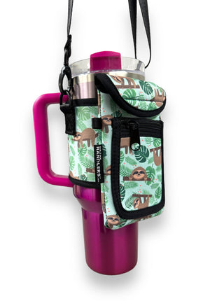 Sloths Wrap Around Drink Pocket - Drink Handlers