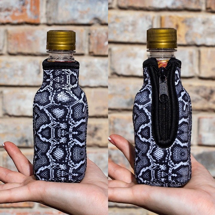 Snakeskin 8oz Mini Bottleneck Sleeve- Limited Edition* - Drink Handlers