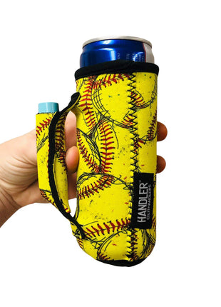 Softball 12oz Slim Can Handler™ - Drink Handlers
