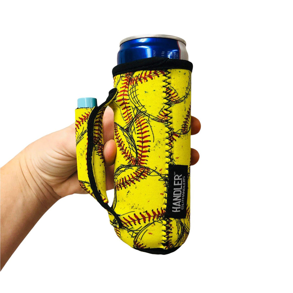 Softball 12oz Slim Can Handler™ - Drink Handlers