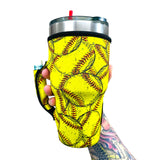 Softball 30oz Tumbler Handler™ - Drink Handlers