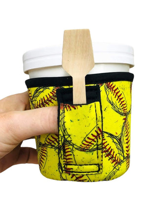 Softball Pint Size Ice Cream Handler™ - Drink Handlers