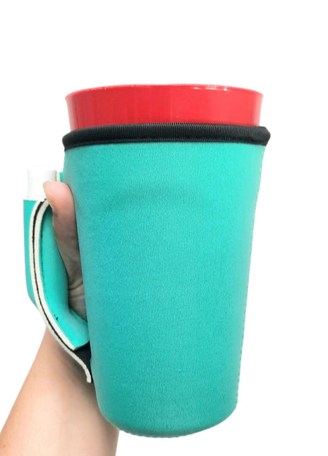 Solid Color 16oz PINT Glass / Medium Fountain Drinks and Tumbler Handlers™ - Drink Handlers