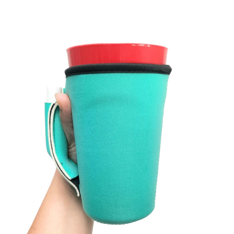 Solid Color 16oz PINT Glass / Medium Fountain Drinks and Tumbler Handlers™ - Drink Handlers