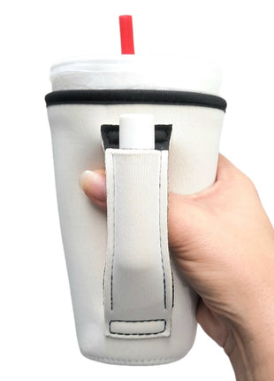 Solid Color 16oz PINT Glass / Medium Fountain Drinks and Tumbler Handlers™ - Drink Handlers