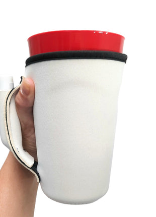 Solid Color 16oz PINT Glass / Medium Fountain Drinks and Tumbler Handlers™ - Drink Handlers