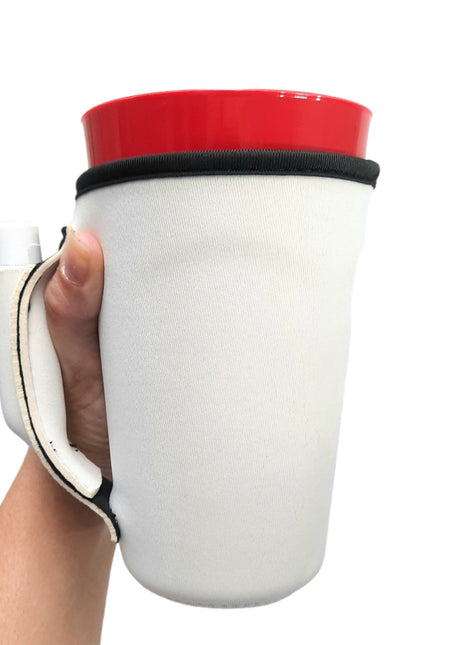 Solid Color 16oz PINT Glass / Medium Fountain Drinks and Tumbler Handlers™ - Drink Handlers