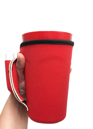 Solid Color 16oz PINT Glass / Medium Fountain Drinks and Tumbler Handlers™ - Drink Handlers