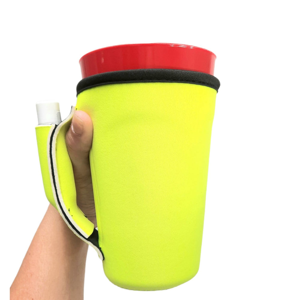 Solid Color 16oz PINT Glass / Medium Fountain Drinks and Tumbler Handlers™ - Drink Handlers