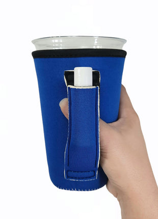 Solid Color 16oz PINT Glass / Medium Fountain Drinks and Tumbler Handlers™ - Drink Handlers