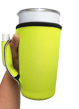 Solid Color 20oz Large Coffee / Tea / Tumbler Handlers™ - Drink Handlers