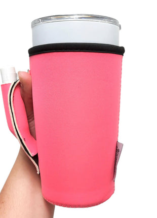 Solid Color 20oz Large Coffee / Tea / Tumbler Handlers™ - Drink Handlers