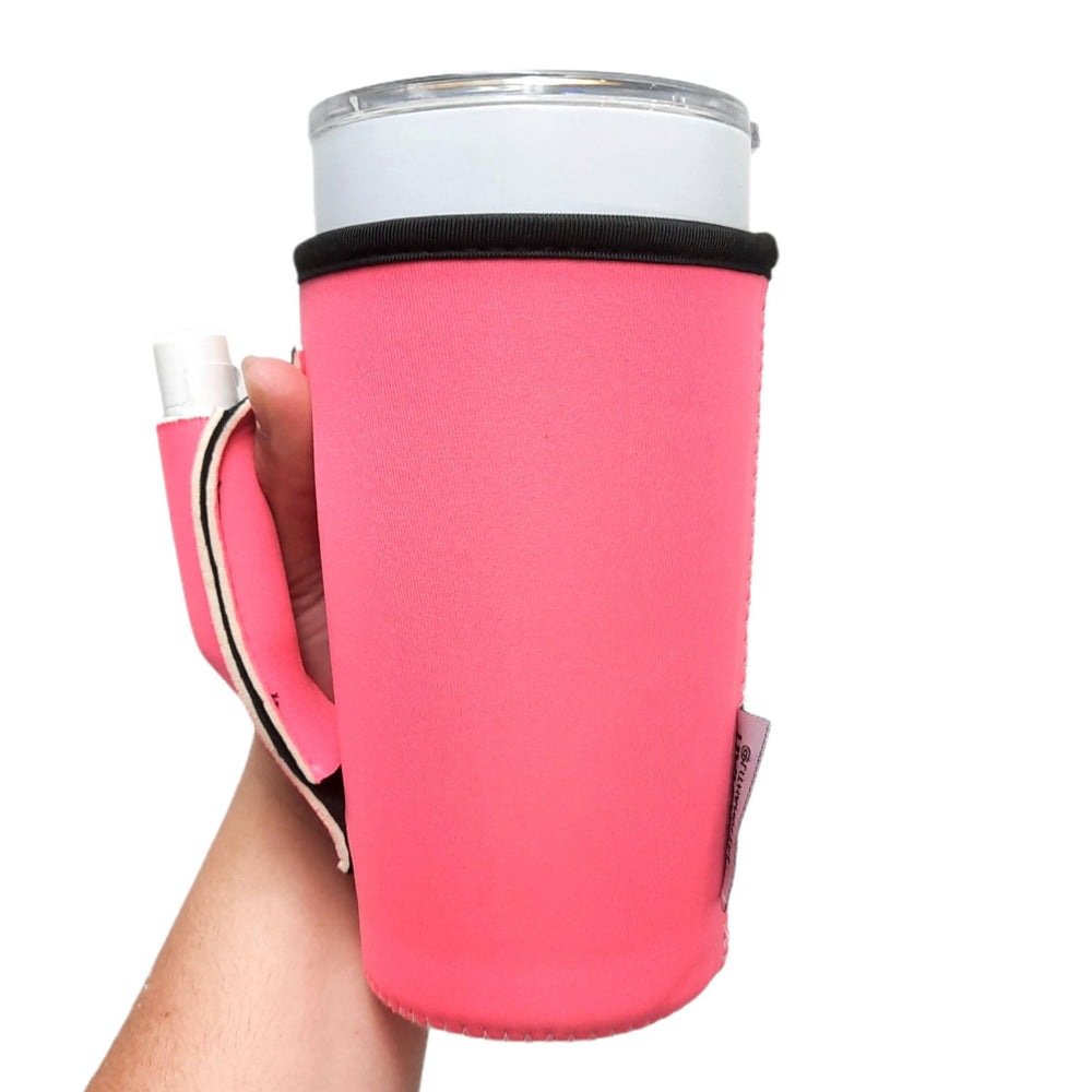 Solid Color 20oz Large Coffee / Tea / Tumbler Handlers™ - Drink Handlers