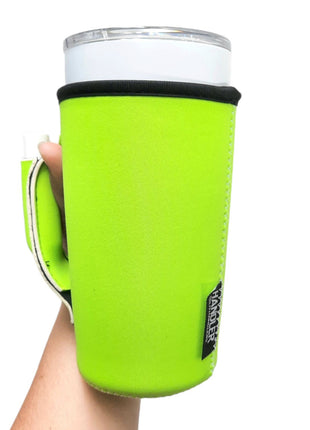 Solid Color 20oz Large Coffee / Tea / Tumbler Handlers™ - Drink Handlers