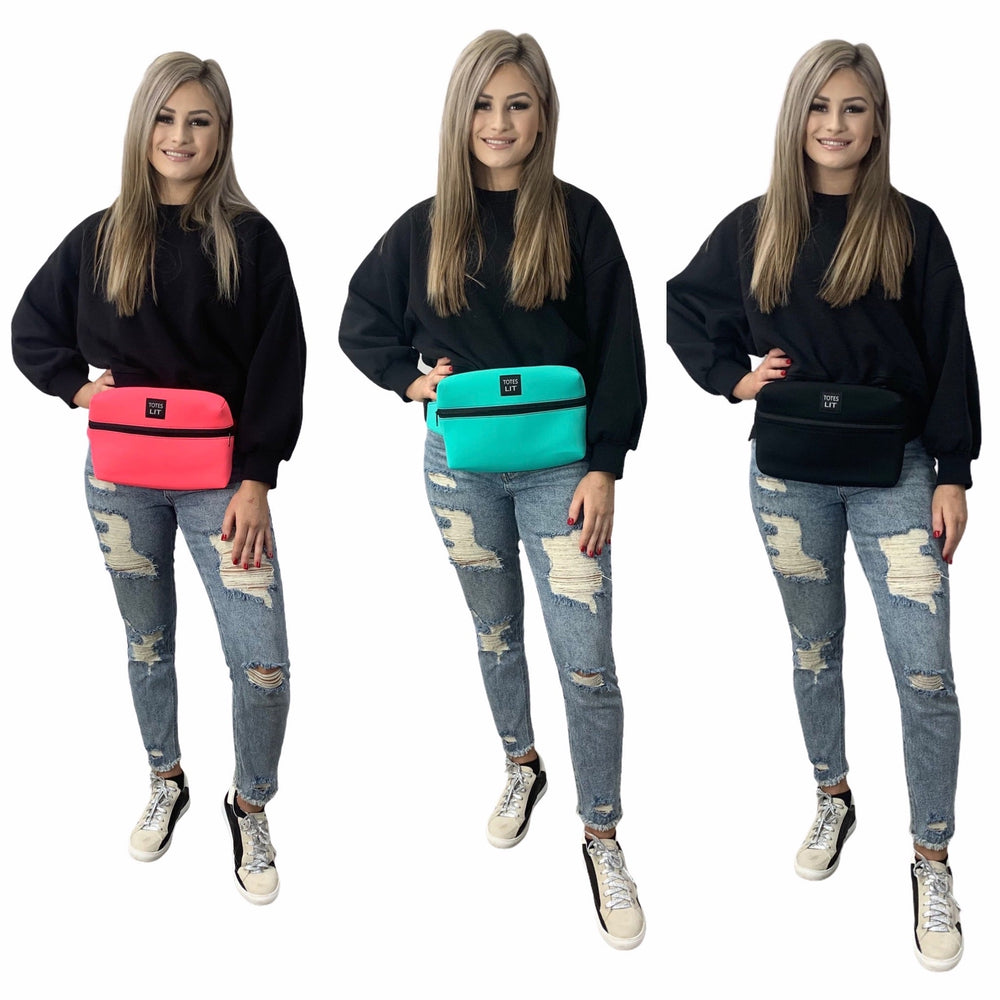 Solid Color Fanny Packin' Tote - Drink Handlers