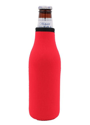 Solid Colors Bottle Neck Sleeves Zip Top 5 colors - Drink Handlers