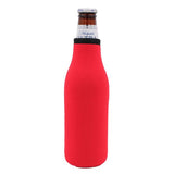 Solid Colors Bottle Neck Sleeves Zip Top 5 colors - Drink Handlers