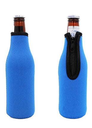 Solid Colors Bottle Neck Sleeves Zip Top 5 colors - Drink Handlers