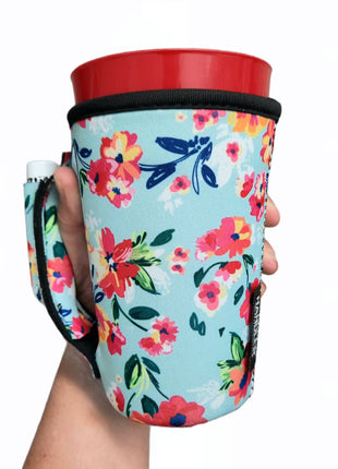 Spring Fling 16oz PINT Glass / Medium Fountain Drinks and Tumbler Handlers™ - Drink Handlers