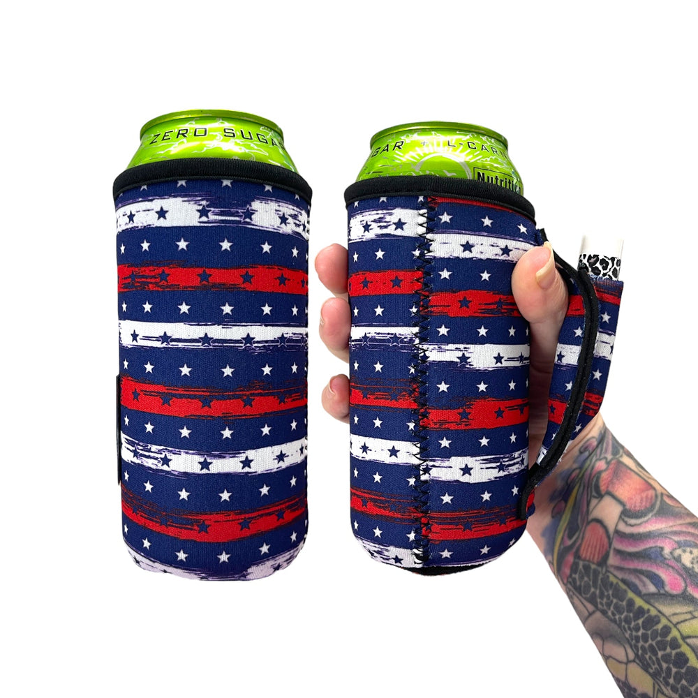 Stars & Stripes 16oz Can Handler™ - Drink Handlers