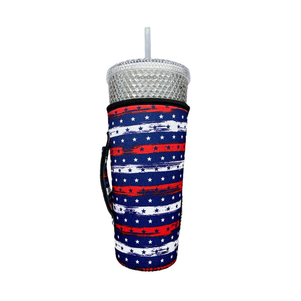 Stars & Stripes 30oz Tumbler Handler™ - Drink Handlers
