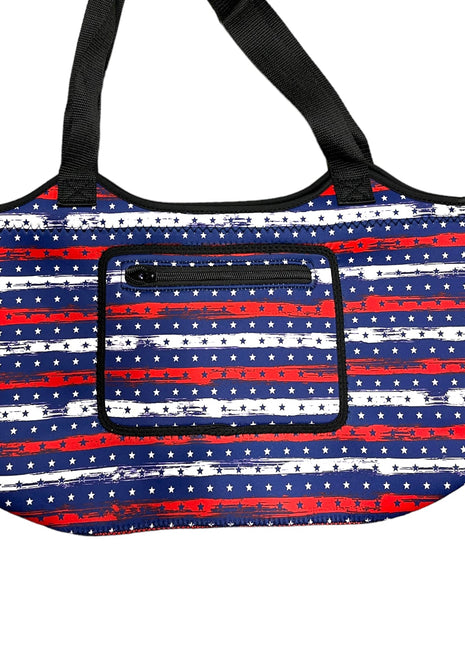 Stars & Stripes Neoprene Tote - Drink Handlers