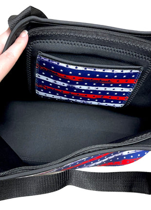Stars & Stripes Neoprene Tote - Drink Handlers
