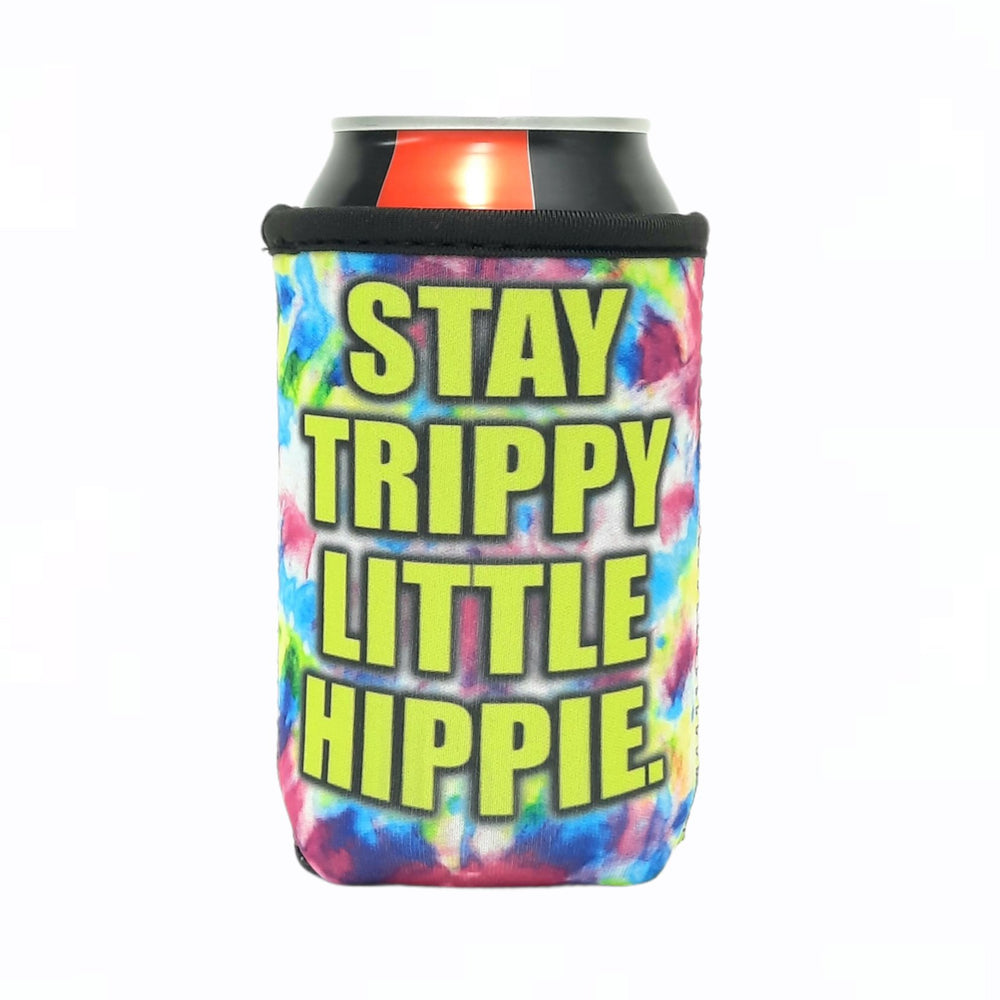 Stay Trippy Little Hippie 12oz Regular Can Sleeve - Limited Edition* - Drink Handlers