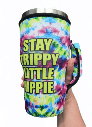 Stay Trippy Little Hippie 30oz Tumbler Handler™ - Drink Handlers