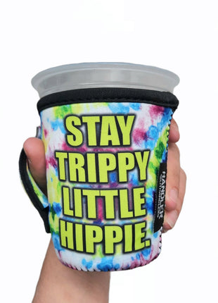 Stay Trippy Little Hippie Small & Medium Coffee Handler™ - Drink Handlers