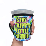 Stay Trippy Little Hippie Small & Medium Coffee Handler™ - Drink Handlers