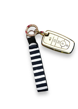 Stripes Wristlet Keychain - Drink Handlers