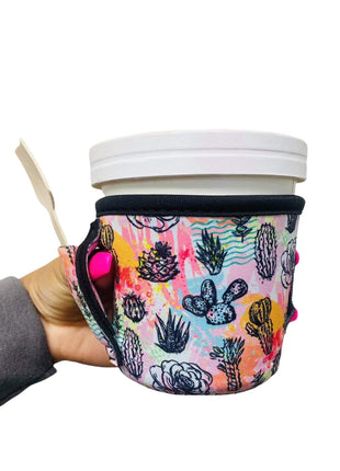 Summer Cactus Pint Size Ice Cream Handler™ - Drink Handlers