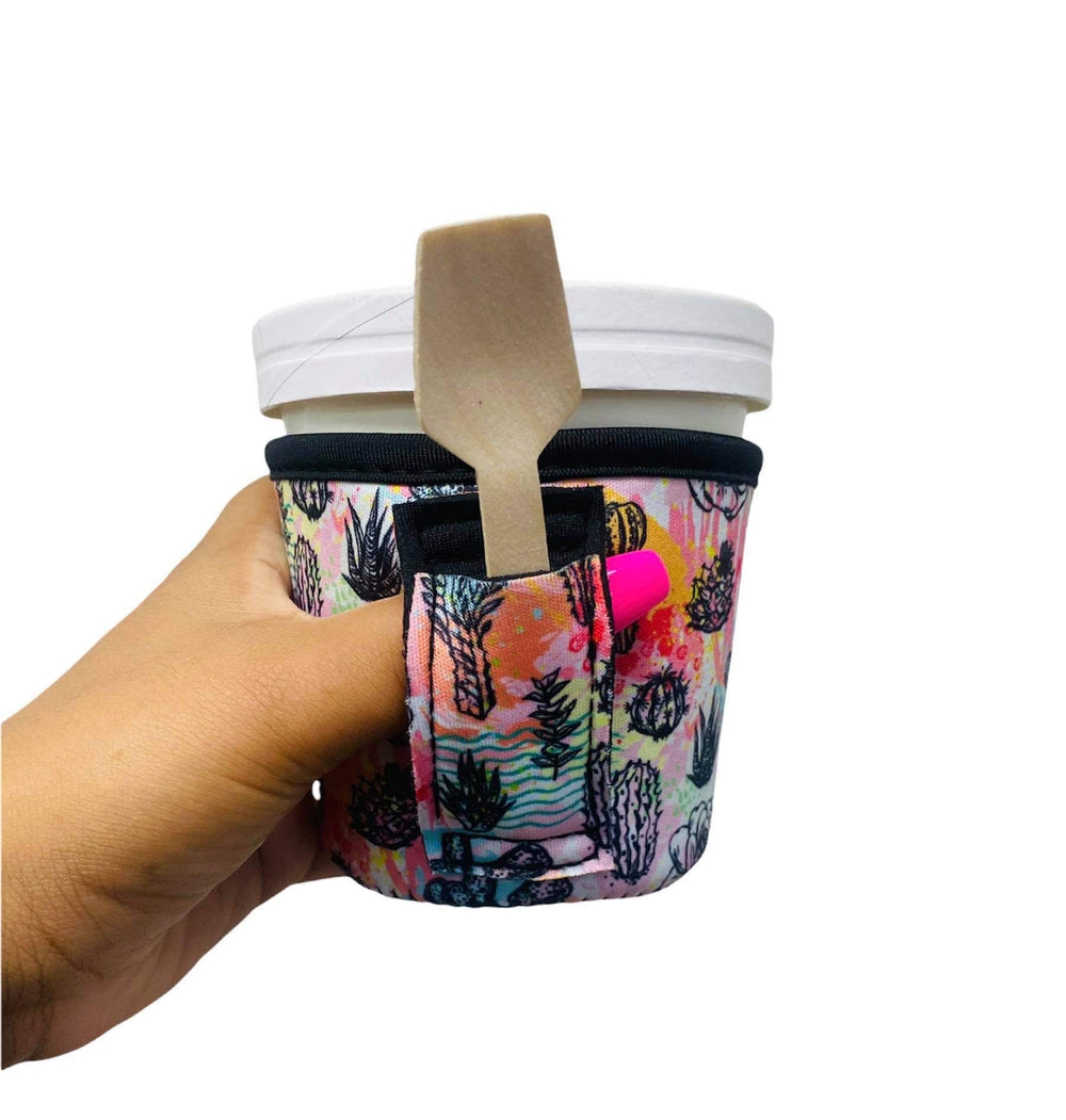 Summer Cactus Pint Size Ice Cream Handler™ - Drink Handlers