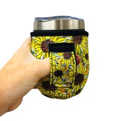 Sunflower & Bees 12oz Wine Tumbler Handler - Drink Handlers