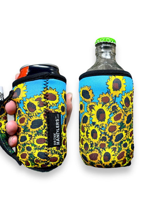 Sunflowers 12oz Stubby Can Handler™ - Drink Handlers