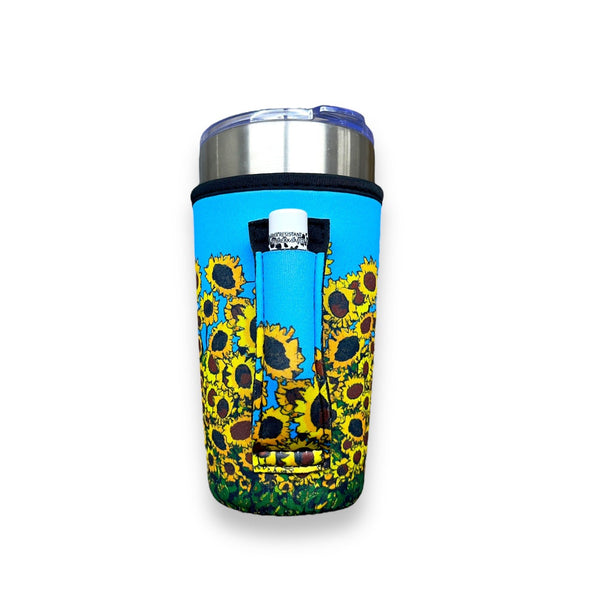 Sunflowers 20oz Large Coffee / Tea / Tumbler Handler™ - Drink Handlers