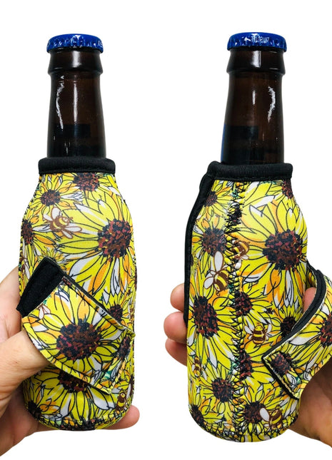 Sunflowers & Bees 🐝 8oz Mini Bottleneck Handler™ - Limited Edition* - Drink Handlers