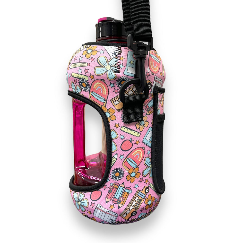 Teacher Back To School 1/2 Gallon Jug Carrying Handler™ - Drink Handlers
