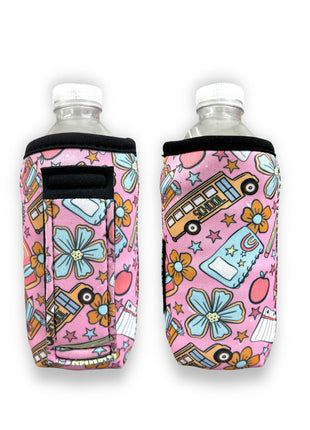 Teacher Back To School 8-10oz Slim Can Handler™ - Drink Handlers