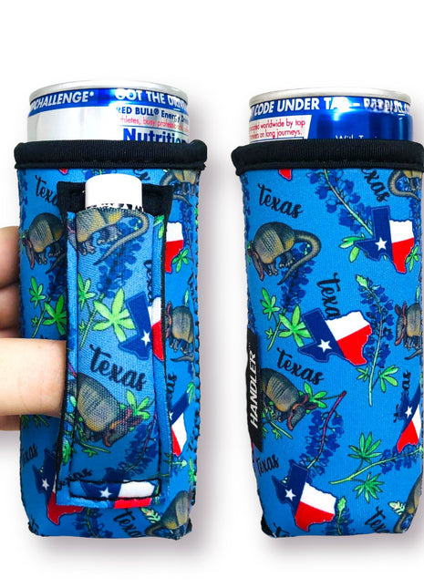 Texas Blue Bonnets 8-10oz Slim Can Handler™ - Drink Handlers