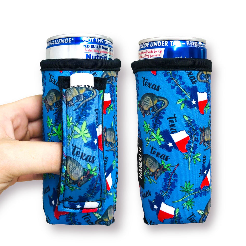 Texas Blue Bonnets 8-10oz Slim Can Handler™ - Drink Handlers