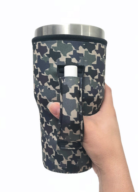 Texas Camo 30oz Tumbler Handler™ - Drink Handlers