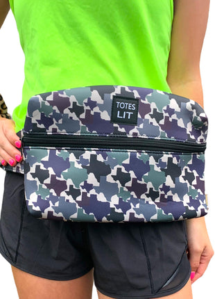 Texas Camo Fanny Packin' Tote - Drink Handlers