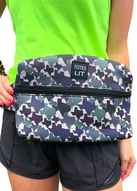Texas Camo Fanny Packin' Tote - Drink Handlers
