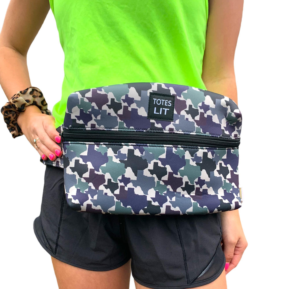 Texas Camo Fanny Packin' Tote - Drink Handlers